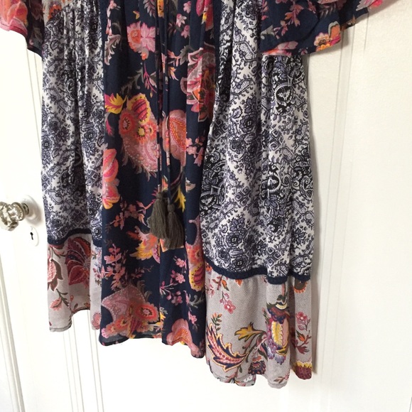 Anthropologie Lilka Patchwork Trapeze Dress - Picture 7 of 8